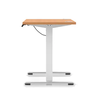 Air Lite Height Adjustable Slimline Desk With Cable Ports