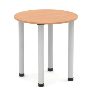 Impulse Round Table With Post Leg