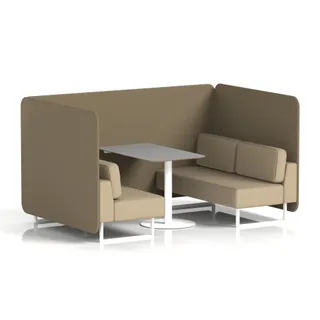 Brixworth Bench Booth in Two Tone
