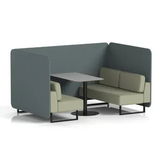 Brixworth Bench Booth in Two Tone