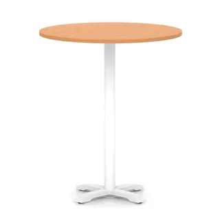 Italia Round Poseur Table With Cross Base