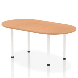 Impulse Boardroom Table With Post Leg