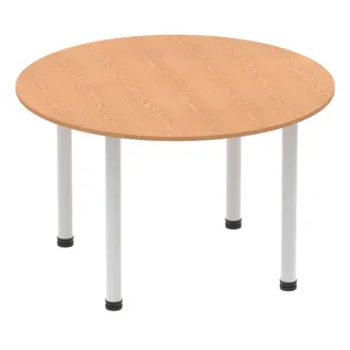 Impulse Round Table With Post Leg
