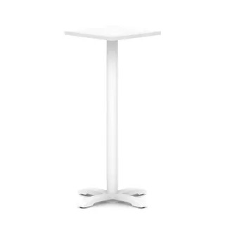EE - Italia Square Poseur Table With Cross Base
