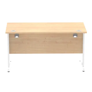 Impulse Straight Desk Cable Managed Leg