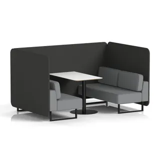 Brixworth Bench Booth in Two Tone