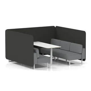 Brixworth Bench Booth in Two Tone