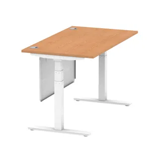 Air Height Adjustable Desk With Cable Ports