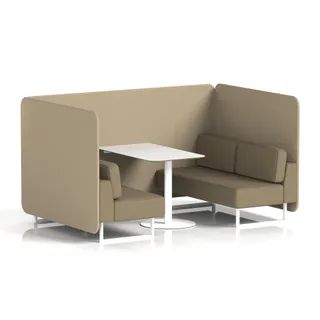 Brixworth Bench Booth in Two Tone