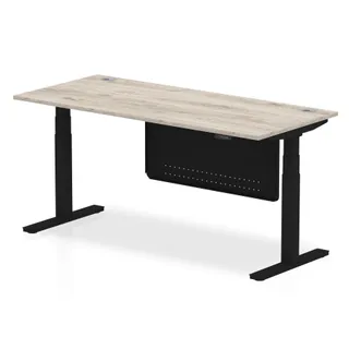 EE - Air Height Adjustable Desk With Cable Ports
