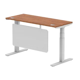 Air Height Adjustable Slimline Desk With Cable Ports