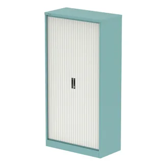EE - Qube Side Tambour Cupboard With Shelves