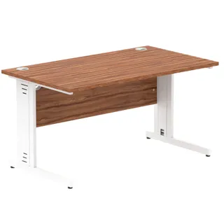 Impulse Straight Desk Cable Managed Leg