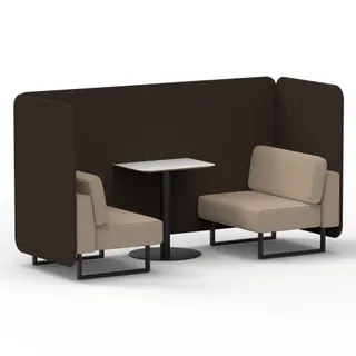 Brixworth Bench Booth in Two Tone