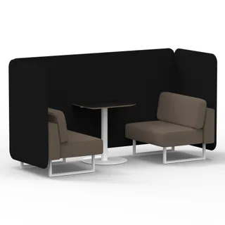 Brixworth Bench Booth in Two Tone