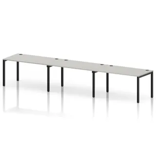 Impulse Single Row Bench Desk - 3 Person