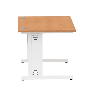 Impulse Straight Desk Cable Managed Leg