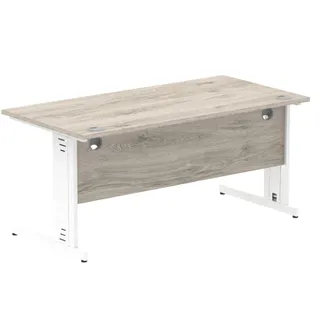 Impulse Straight Desk Cable Managed Leg