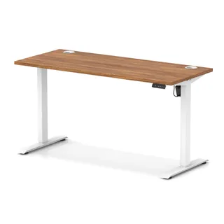 OE - Air Lite Height Adjustable Slimline Desk With Cable Ports
