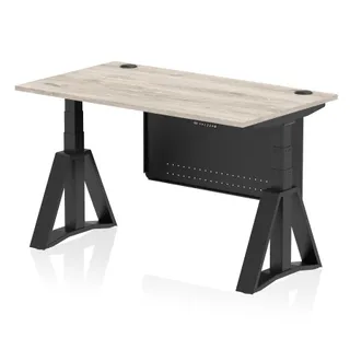 Air Height Adjustable Desk With Cable Ports