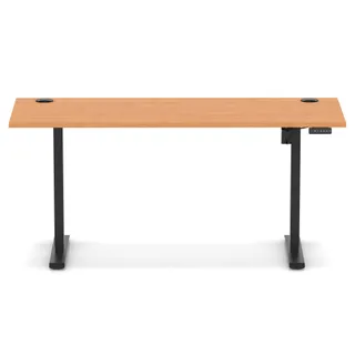 Air Lite Height Adjustable Slimline Desk With Cable Ports