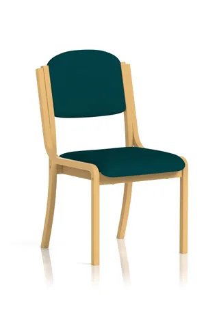EE - Madrid Wooden Frame Visitor Chair with Arms