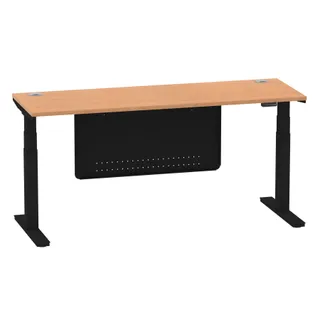 Air Height Adjustable Slimline Desk With Cable Ports