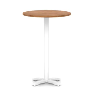 Italia Round Poseur Table With Cross Base