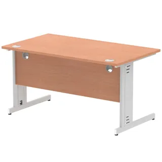 Impulse Straight Desk Cable Managed Leg