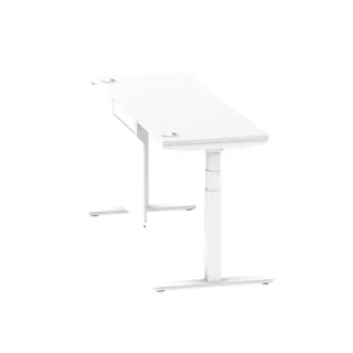 Air Height Adjustable Slimline Desk With Cable Ports