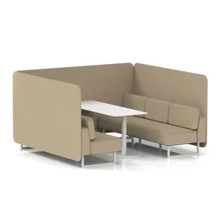 Brixworth Bench Booth in Single Tone