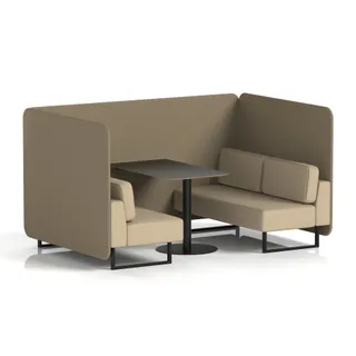 Brixworth Bench Booth in Two Tone