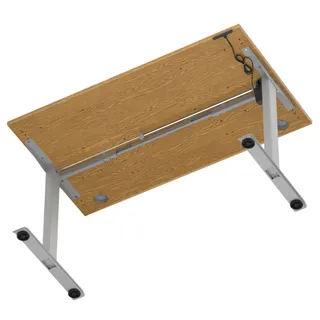 Air Lite Height Adjustable Desk With Cable Ports