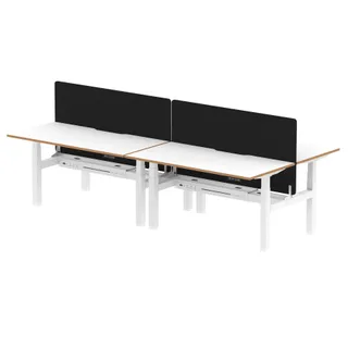 Oslo Air Back-to-Back Height Adjustable Bench Desk