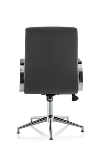 Ezra Medium Back Leather Executive Office Chair with Arms