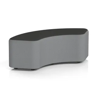 Harlestone Curved Stool in Two Tone