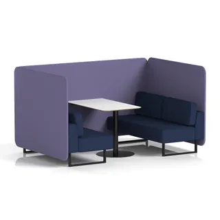 Brixworth Bench Booth in Two Tone