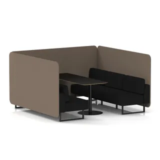 Brixworth Bench Booth in Two Tone