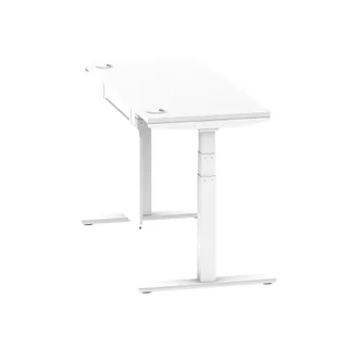 Air Height Adjustable Slimline Desk With Cable Ports