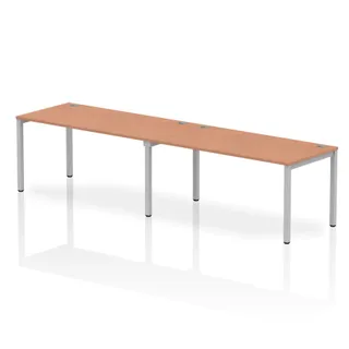 Impulse Single Row Bench Desk - 2 Person