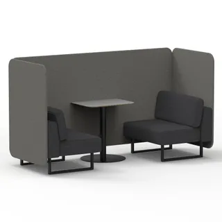 Brixworth Bench Booth in Two Tone