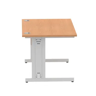 Impulse Straight Desk Cable Managed Leg