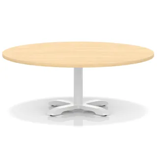 Italia Round Coffee Table With Cross Base