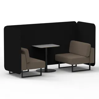 Brixworth Bench Booth in Two Tone