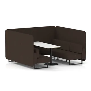 Brixworth Bench Booth in Single Tone