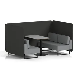 Brixworth Bench Booth in Two Tone