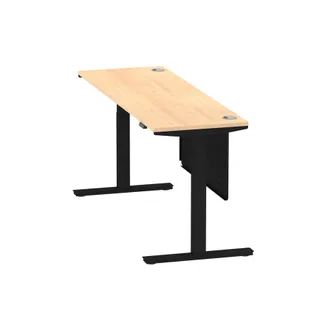 Air Height Adjustable Slimline Desk With Cable Ports