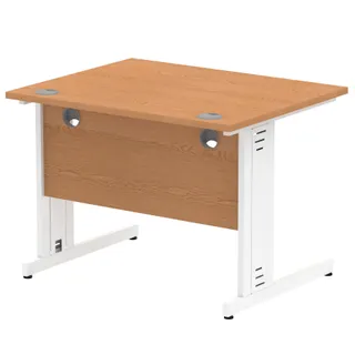 Impulse Straight Desk Cable Managed Leg