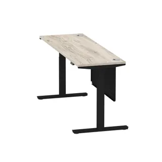 Air Height Adjustable Slimline Desk With Cable Ports
