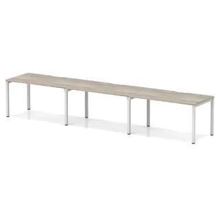 Evolve Plus Single Row Bench Desk - 3 Person